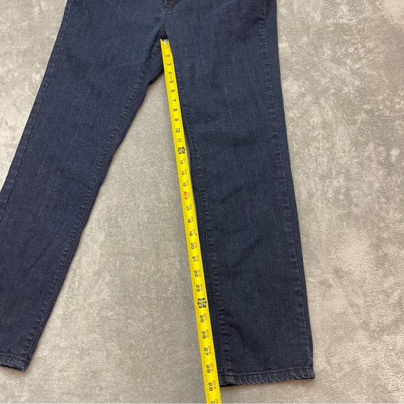 Ecko Red Womens Jeans Blue 32 Low Rise Straight Denim Embroidered (Actual 34x29) - Picture 4 of 11